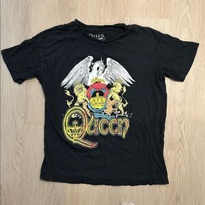Black Queen Official Merch Graphic Tee with White Print
